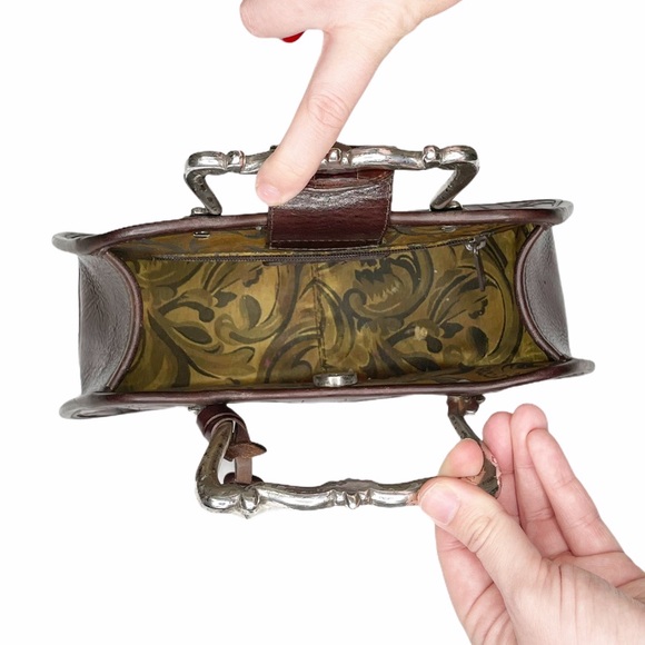 Brighton Vintage Croc Embossed Florentina Mini Bag - Picture 4 of 4